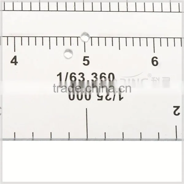 9inch Sandwich Line Military Protractor, Transparent Plastic Big Protractor for Military Training #KMP-3 photo-5