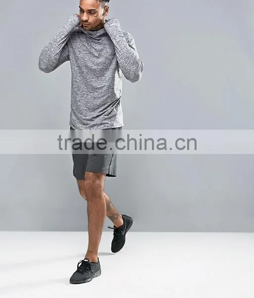 High Quality New Design Custom Drawstring Waistband 100% Polyester Gym Wear Men's Breathable Fashion Sport Running Shorts photo-4