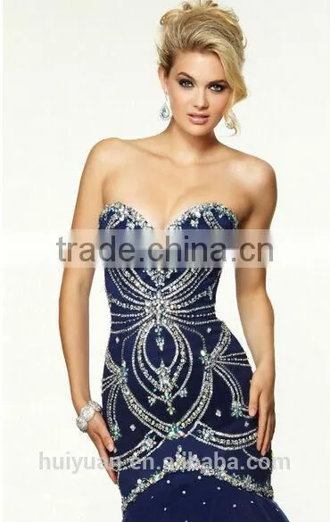 Luxurious Beaded New Designer Low Cut Back Trumpet/mermaid Winter Ball Dresses photo-4