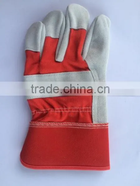 Cow Split Leather Working Gloves 707 photo-3