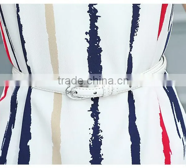 Maxnegio Latest Designs Digital Print Chiffon Ladies Casual Dress photo-5