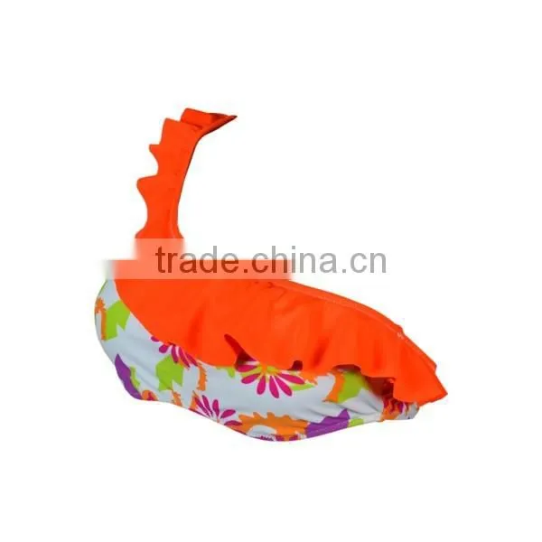 One Strap Floral Print Fabric Lady Bikini photo-4