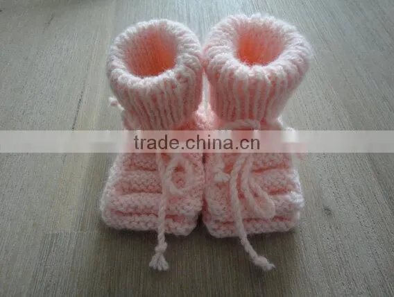Cute Baby Shoes Crochet Woolen Warm Shoes Winter Infant Toddlers Indoor Knitted Shoes photo-3