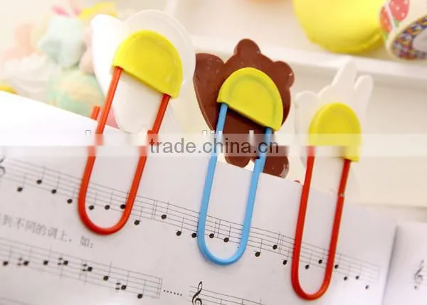 Planner Clip Nimal Shape Silica Gel Paper Clip Customizable Cartoon Clip photo-5
