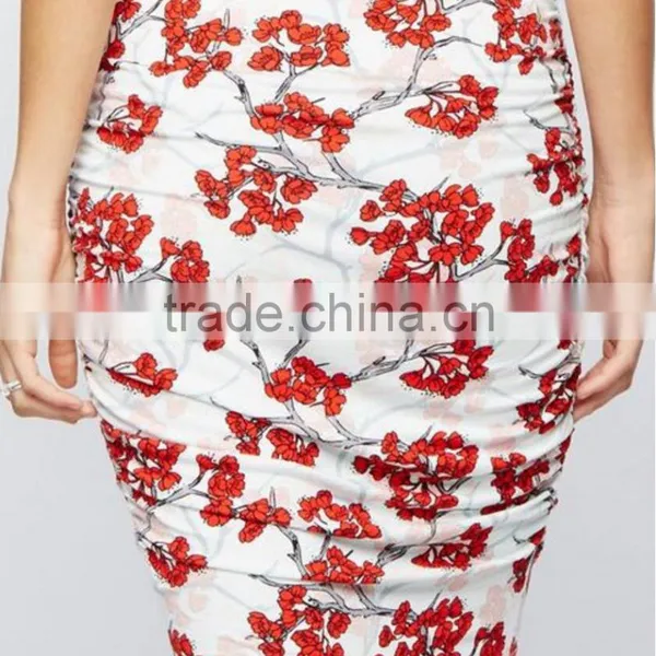 Fashion Maternity Clothes Floral Dress photo-6