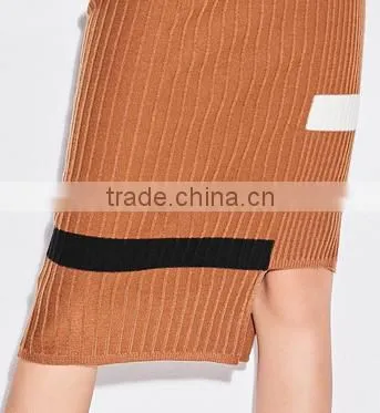 Womens Wholesaler 3/4 Sleeve Wool Knitting Pattern Sweater Dress With Lowest Price photo-5