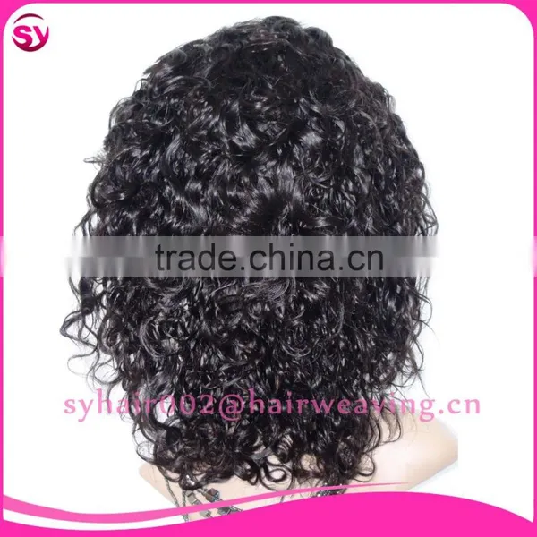 High Quality Dyeable and Bleachable u Part Human Hair Topper Wig photo-6
