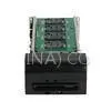 Motorized Insert Magnetic Card Reader For Kiosk , Smart Card Reader With RS232 Interface