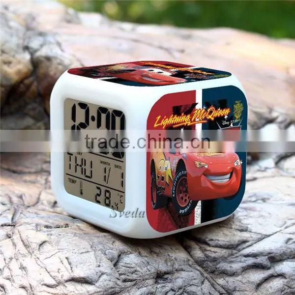2015 Hot Cars LED Digital Clock Cars Desk Clock, Cars Alarm Clock,Cars LED Clock photo-5