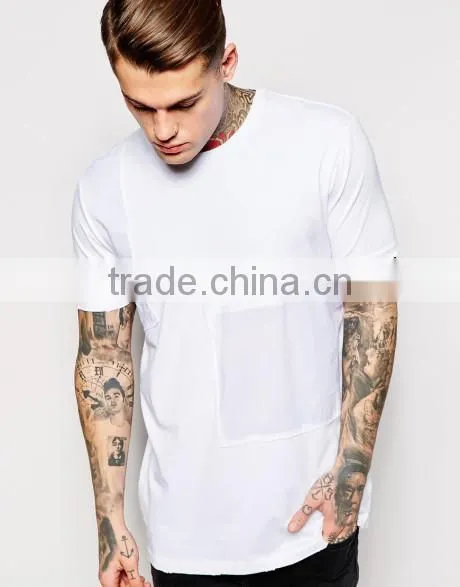 Cheap Wholesale Custom Mens Pocket Suit Printed Tshirts Pattern photo-2