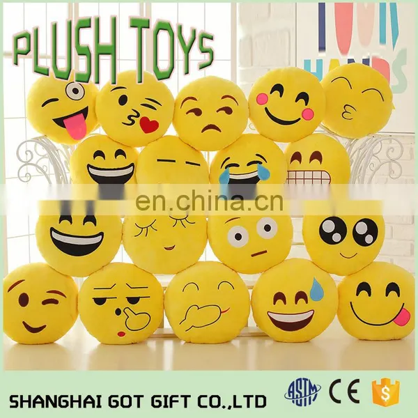 Yellow Soft Emoji Smiley Emoticon Keyring Round Cushion Plush Toy photo-6