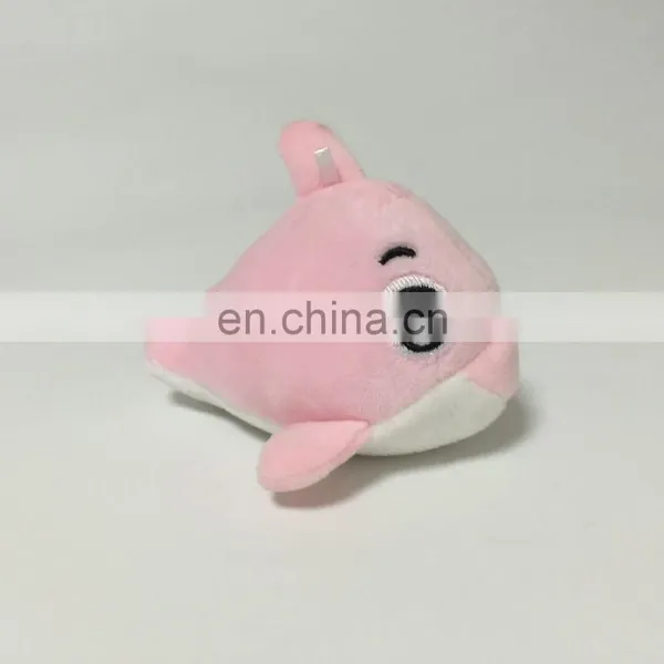 Dolphin Pink Cute Mini Soft Stuffed Sea Animal Plush Keychain photo-3