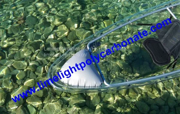 Transparent Kayak, Clear Kayak, Crystal Kayak, Polycarbonate Kayak, Clear Canoe, Transparent Canoe, Crystal Canoe Kayak photo-2