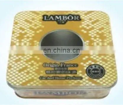 Popular Perfume Watch Tin Box With Window photo-2
