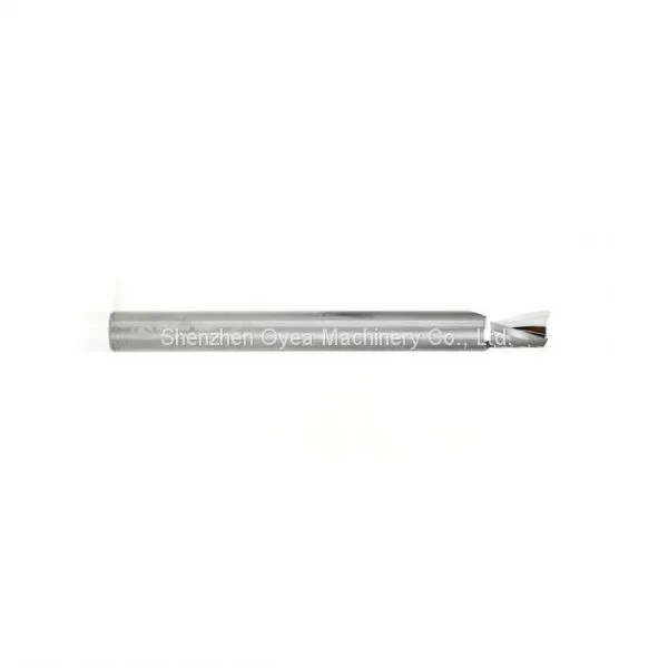 Carbide CNC Spiral 'O' Single Flute, Aluminum Cutting 6 Dia x 8 x 6 Shank x 64mm Long Up-Cut Router Bit photo-2
