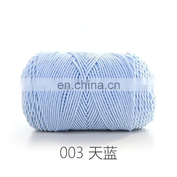 High Quality Colorful 2.03NM Worsted Cotton Acrylic Blend Knitting Yarn For Handicraft photo-2