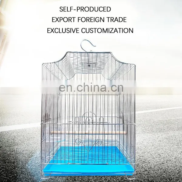 Wholesale Wrought Portable Chinese Large Aluminium Stainless Steel Iron Bird Parrot Cage photo-3