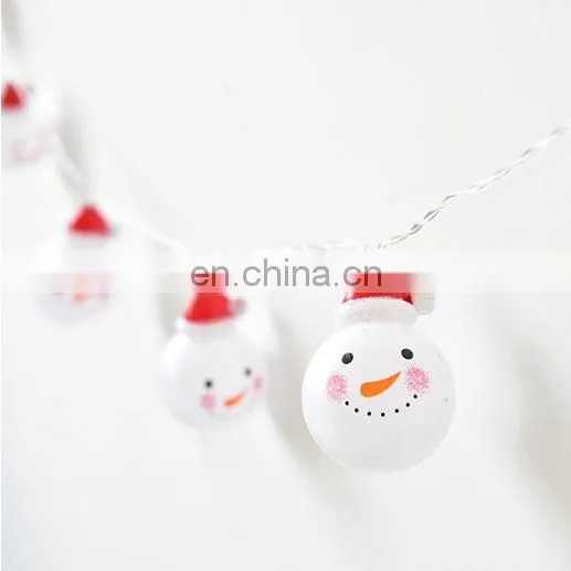 Battery Powered Quality Santa Xmas Snowman Led String Lights Garden Home Holiday Lighting Christmas Decorative Fairy Light photo-2