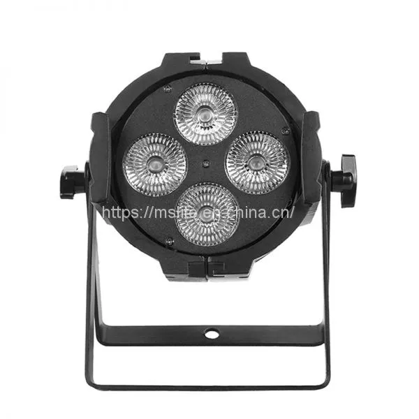 Dj Color Flat 70w Indoor Cob 4 Led Par Light Can Light Stage Pub Effect photo-4