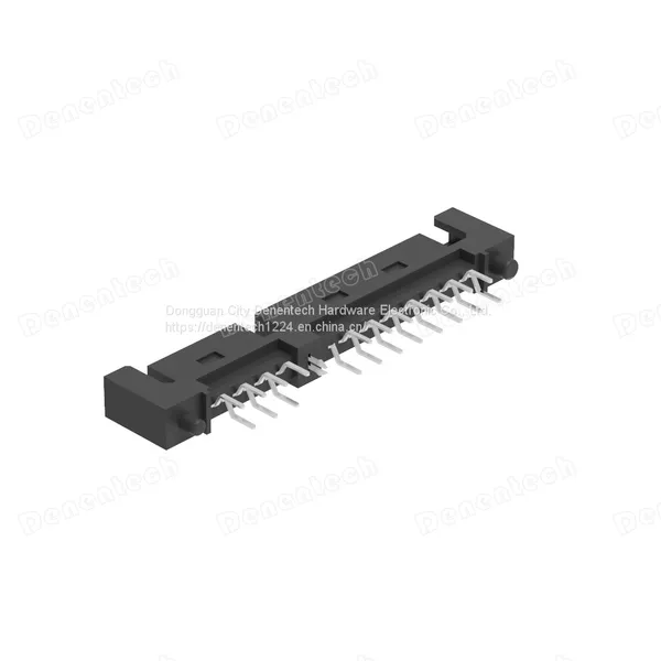 Denentech SATA 7+15 P Male Straight Double Leg With Harpoon Dip 2.10 Connector photo-2