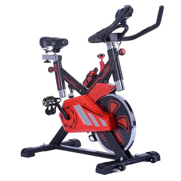 Hot Sale Gym Equipment Magnetic Red Indoor Exercise Fit Spinning Bike photo-5
