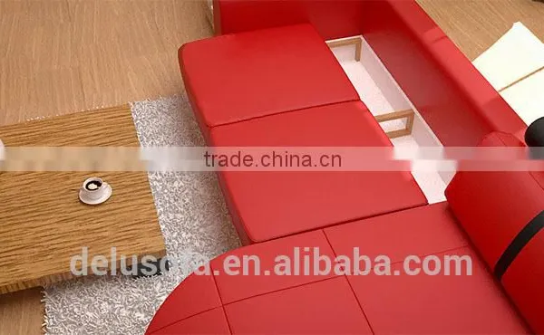Contemporary Furniture Top Grain Leather Living Room Sofa photo-5