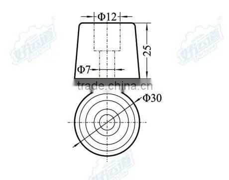 08300 Round Rubber Buffer photo-2