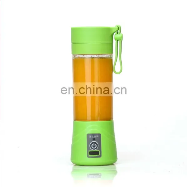 Fruit Juicer Popular USB Blender Juicer Mini Electric Portable Rechargeable Travel High Quality 380ml 6 Blades photo-3