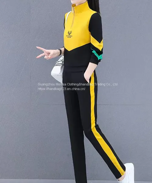 Spring And Autumn 2022 New Women's Fashion Casual Slimming Western-Style Age-Reducing Temperament Sportswear Suit Women photo-4