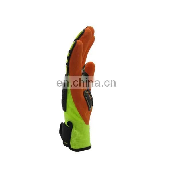 Factory Custom Industrial Anti Impact Mechanic Cut Resistant Protective Hand Working Safety Gloves photo-5
