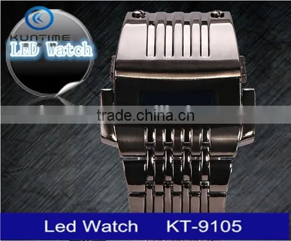 Express LCD Watch Iron Man Wrist Watch Stainless Steel Men's Watch photo-5