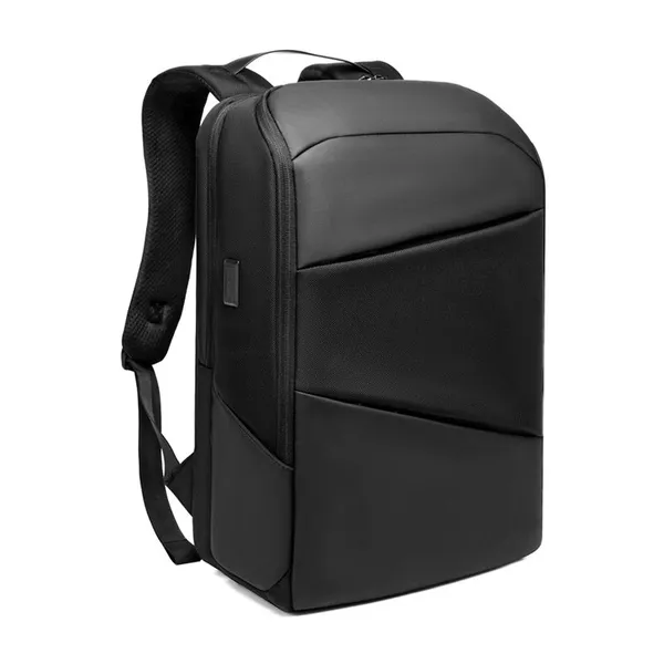 Men's Bag Waterproof Business Travel Notebook Backpack Anti Theft Computer Backpack Black photo-5