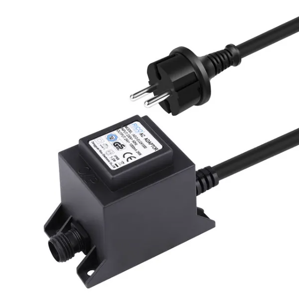 Square Waterproof Transformer 12VAC 600W Power Amplifier Audio Water Downstream Pool Calendar AC Power Supply