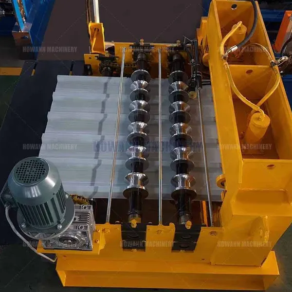 High Speed Roof Curving Sheet Arch Steel Building Cold Roll Forming Machine for Sale photo-2