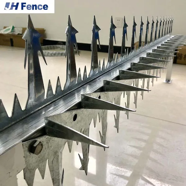 High Quality Anti-Climb Razor Spike Wall Spikes Three Specifications Barbed Wire for Security Purpose photo-4