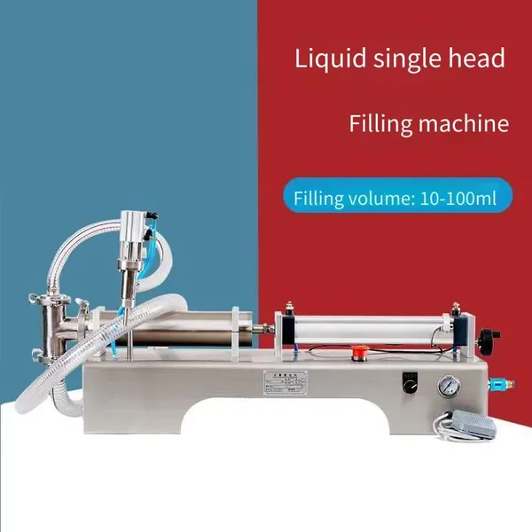 Small Semi-automatic Bedroom Liquid Quantitative Filling Machine, Spot Goods for Mouthwash, Lotion, and Makeup Remover Filling Machine photo-2