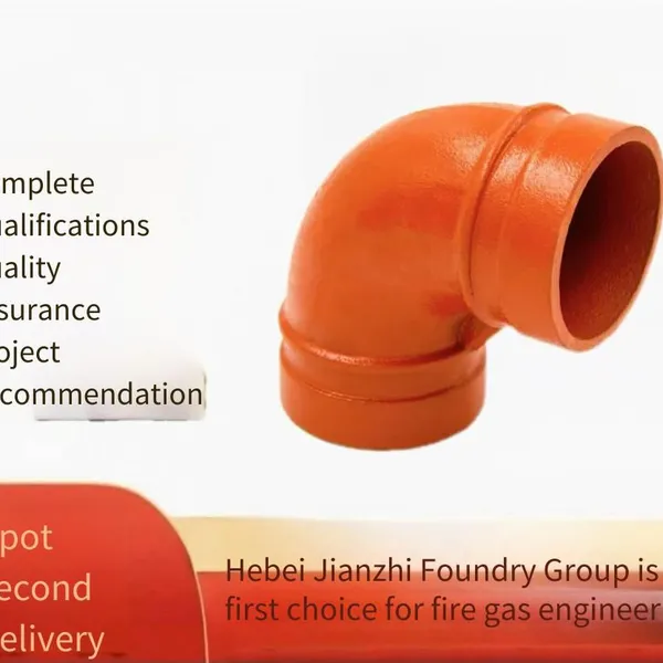 Jianzhi Threaded Elbow, Jianzhi Malleable Iron Pipe Fittings, Jianzhi Grooved Pipe Fittings, Jianzhi Foundry Group photo-3