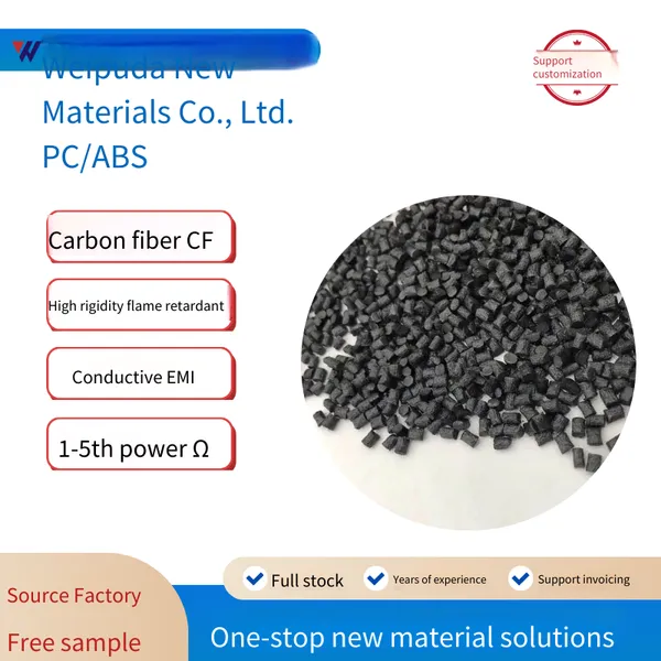 Conductive Pc/abs Carbon Fiber Cf12345% Antistatic and Flame-retardant Modified and Reinforced Pc/abs With High Rigidity and High Toughness photo-2