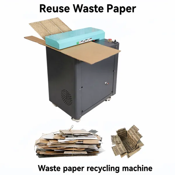 Industrial-grade Corrugated Cardboard Shredder Expander Machinery for Producing Mesh or Strip-style Packaging Void-fill and Cushioning Material