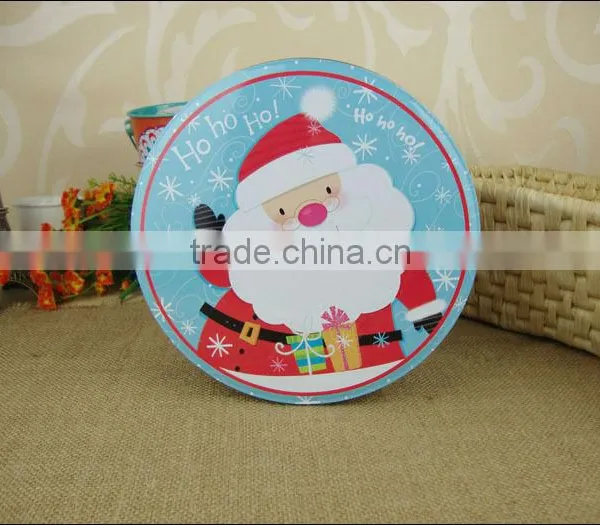 Round Metal Gift Tin Box