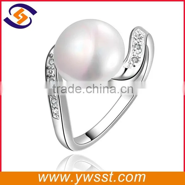 Man Napkin Fashion Pearl Jewelry Ring