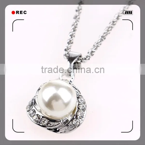 Copper Plating Gold Latest Design Beads Necklace photo-3