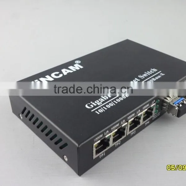 6-port Gigabit Sfp lc Dual Fiber Optical Switch photo-2