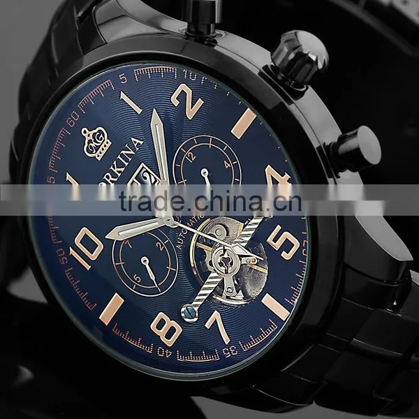 Black Tourbillon Mechanical Watch WM372 Teenage Fahion Watches photo-6