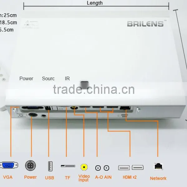 Brilens LS1280 Vicky 3800 Lumens Shutter 3D Laser Dlp Led Projector/led Smart tv China/projector for Outdoor Advertising photo-6