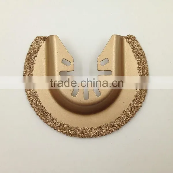 Quick-Fit Segmented Carbide Grout Removal Oscillating Saw Blade