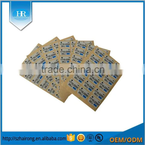 Wholesale Custom Waterproof Printing Blue Black Red 3 Color Self Adhesive Transparent Sticker photo-2