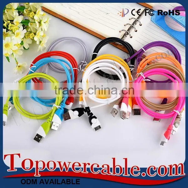 Manufacturing Mobile Phone Micro Usb 3.0 Transfer Data Cables With Led Light Up photo-5