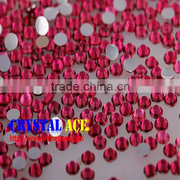 Hyacinth Color Flat-back Hot Fix Epoxy in Bulk China Factory Whole Sale Cheap Price photo-3