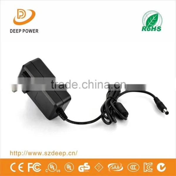 High Efficency Wall Mounting 12V/2A Power Adapter